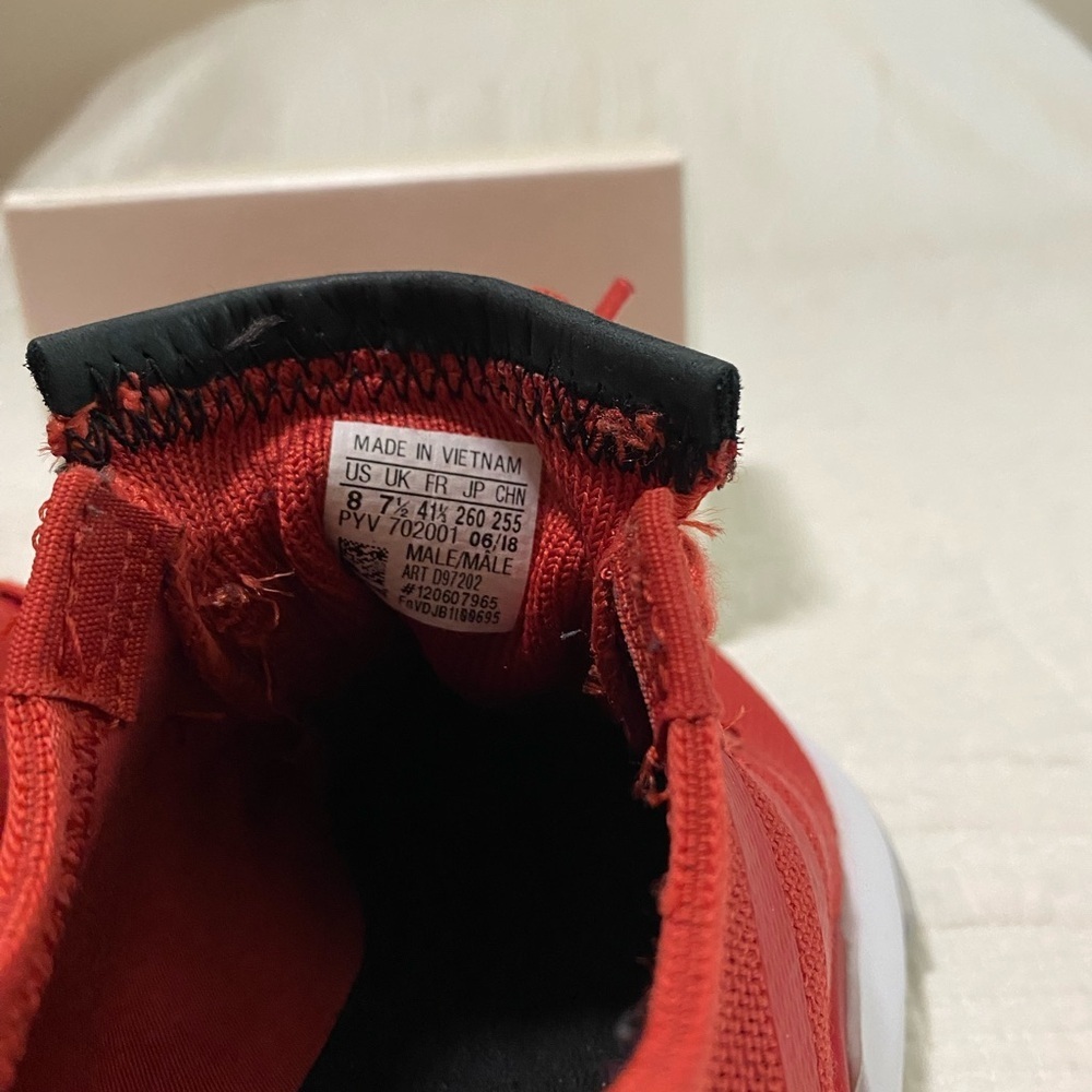 Red and White Adidas Athletic Sneakers - Picture 5 of 8